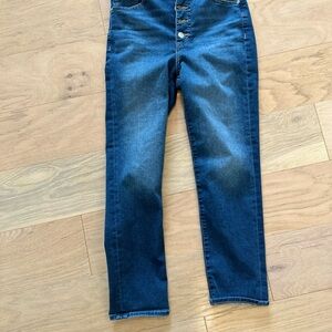 Express High Rise Blue Jeans